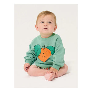 Bobo Choses - Orange Organic Cotton Sweatshirt | Green