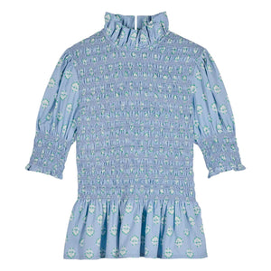 Maria de la Orden - Aleria SS Cotton Blouse | Blue