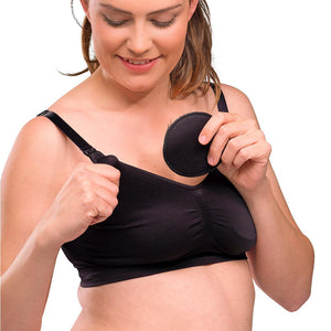 Carriwell Washable Breast Pads - 6 Pack - Black-Breast Pads-Black-One Size | Natural Baby Shower