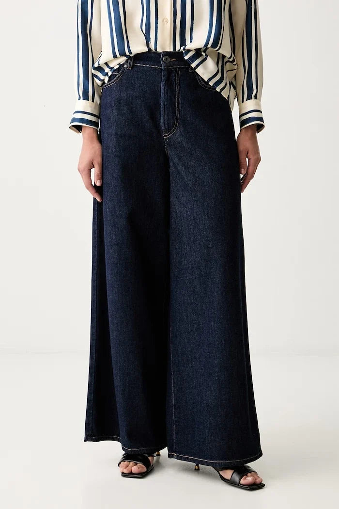 Weekend Max Mara wide leg kadın jeans WKDZATTERA