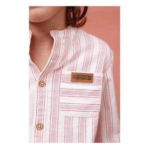 Bonton - Never Gestreiftes Hemd | Creme