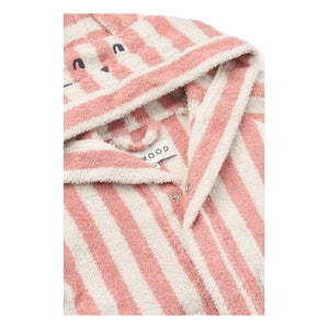 Liewood - Lily Bademantel | Korallenrosa/Creme