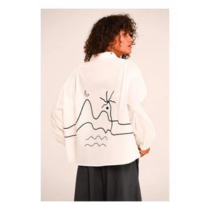 Sacrécoeur – Ali Casa Pamuk Voile Hemd | Schwarz