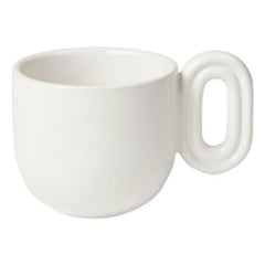Broste Copenhagen - Stevns taşçömlek espresso fincanı | Beyaz