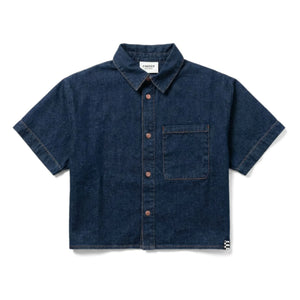 Finger in the nose - Harper Denim Gömlek | Koyu Mavi
