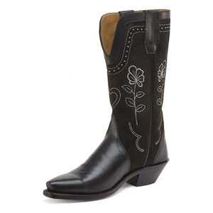 Bootstock - Santiags Haily Süet Zımbalar | Siyah