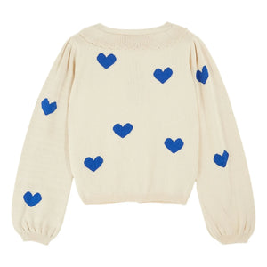 Emile et Ida – Strickjacke Boum aus Bio-Baumwolle | Ecru