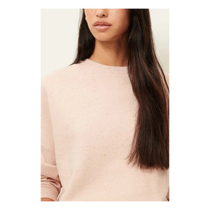 Sessùn - Chebbi Oversize Organik ve Geri Dönüştürülmüş Pamuk Sweatshirt | Marled pembe