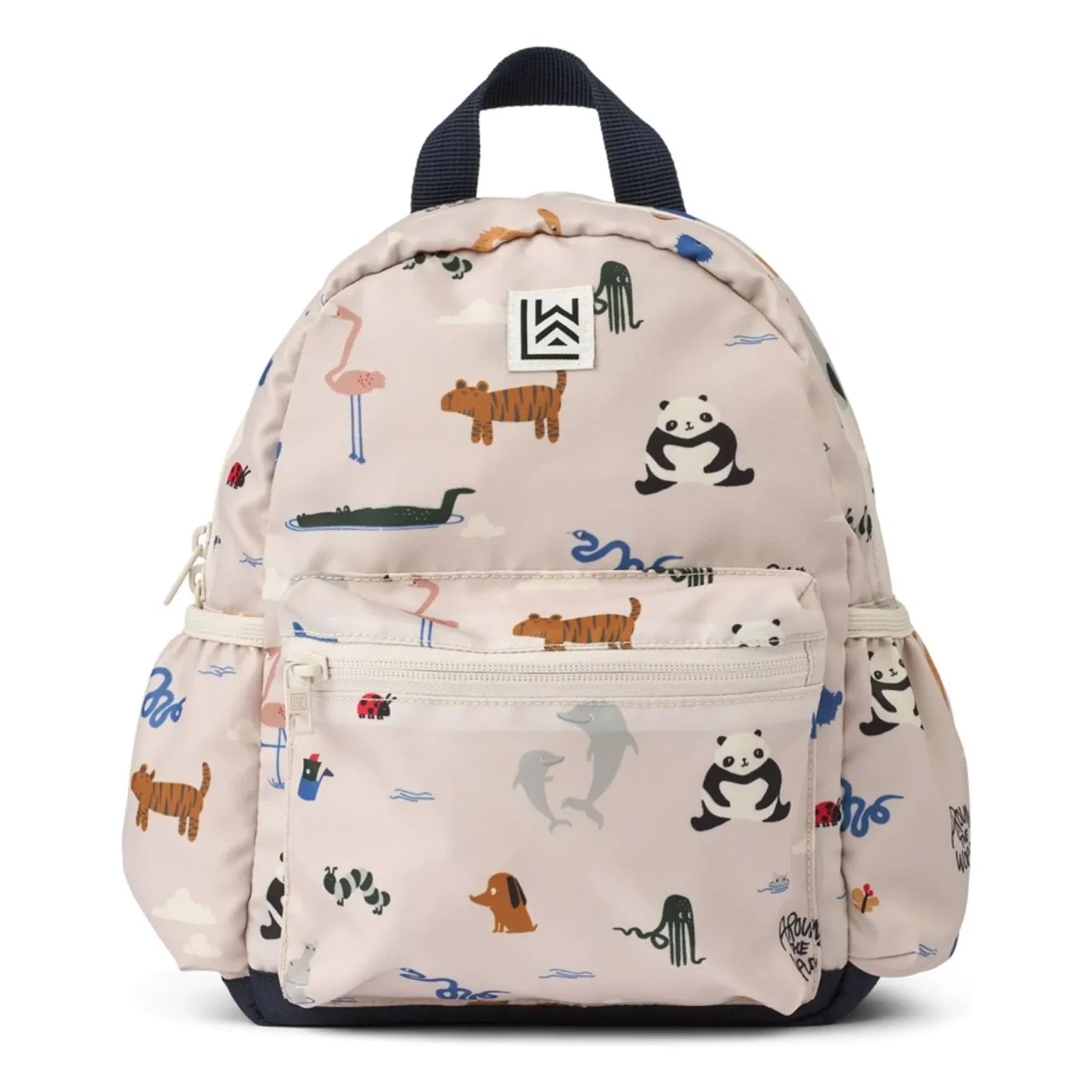 Liewood - Andreas Animal Backpack Made from Recycled Fibers | Ivory
