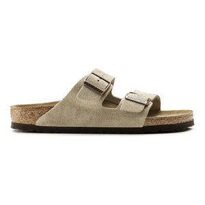 BIRKENSTOCK - Arizona Süet Sandaletler | Koyu bej kahverengi