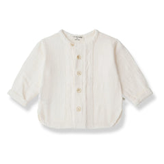 1+ in the family - Kurta Pubol Mousseline | White