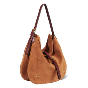 Jérôme Dreyfuss - Bag Luis Velvet Leather | Caramel