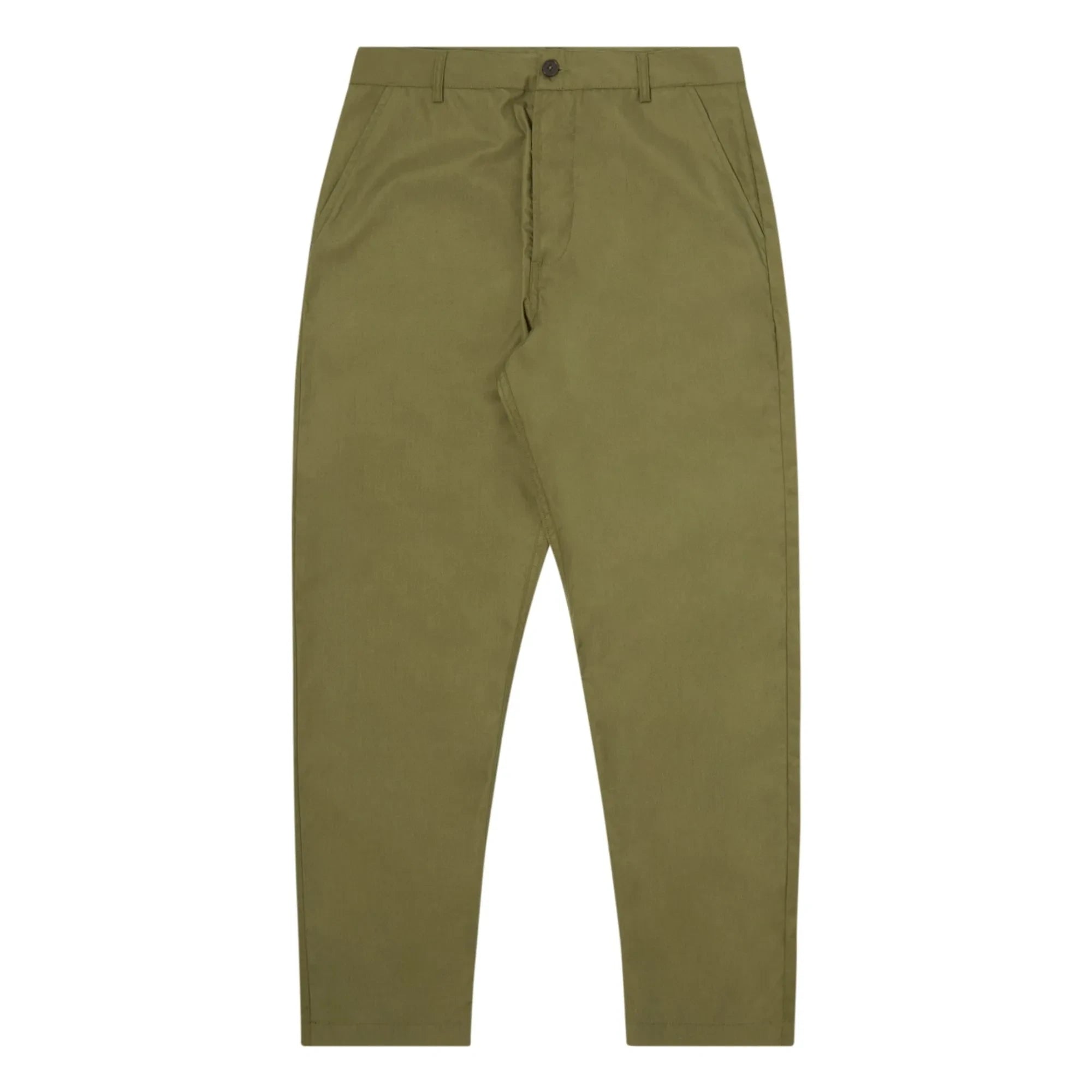 Universal Works - Military Chino Hose aus recycelten Fasern | Olivgrün