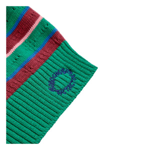 Bobo Choses - Gestreiftes Tanktop aus Bio-Baumwolle | Grün