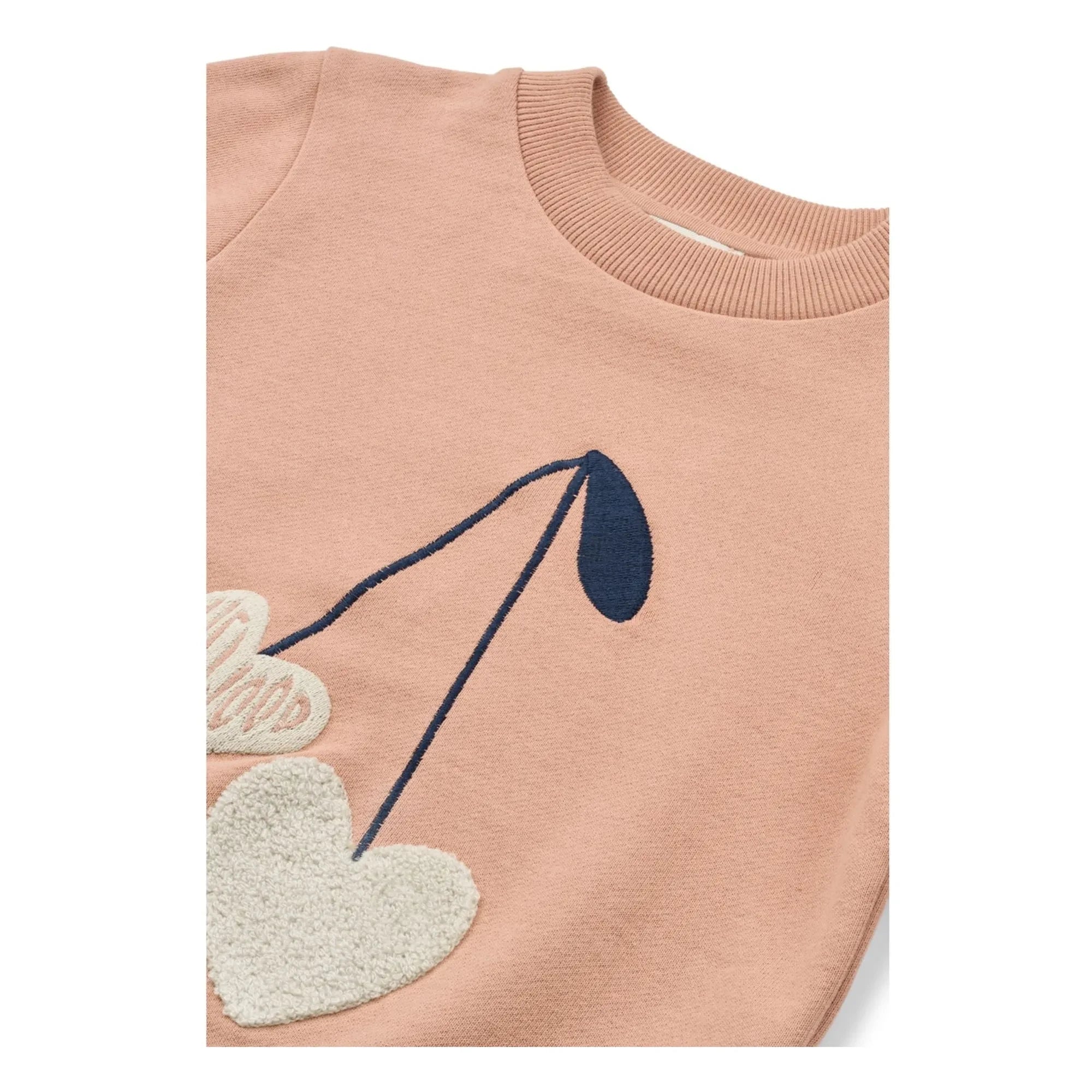 Liewood - Sweat Thora Hearts Organik Pamuk | Pembe