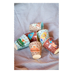 Rice - Space Dog Bardakları - 6'lı Set | Mavi