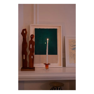 Denise - Stella Glass Candle Holder | Orange