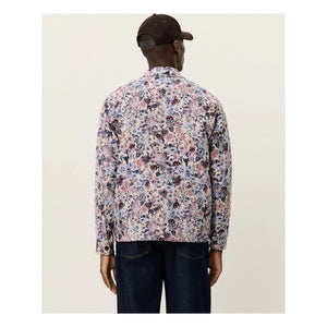 Les Deux - Hugh Jakarlı Pamuk Çiçekli Overshirt | Rose Ivory