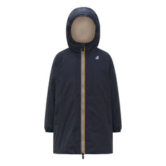 K-way - Le Vrai 4.0 Eiffel Orsetto Padded Waterproof Jacket | Navy Blue