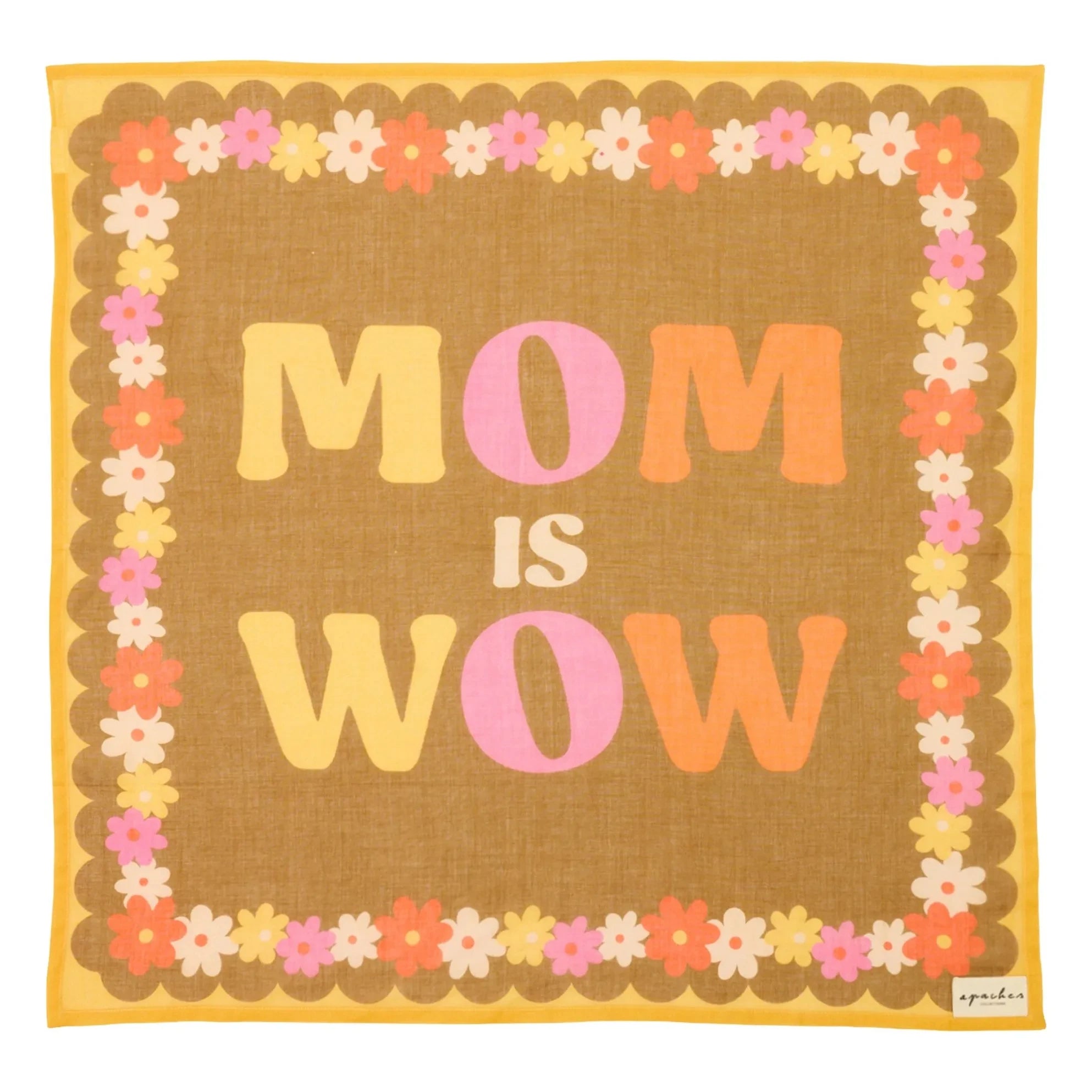 Apaches - Mamavida Mom Is Wow Eşarp | Haki
