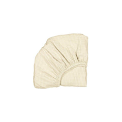 Charlie Crane KUMI Crib Fitted Sheet - Milk-Sheets- | Natural Baby Shower