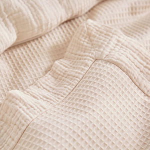 CuddleCo 4pc Cot Bed Bedding Set - Cashmere Waffle-Bedding Sets-Cashmere Waffle-Cot Bed | Natural Baby Shower