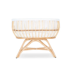 CuddleCo Aria Crib - Rattan-Cribs-Rattan- | Natural Baby Shower
