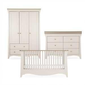 CuddleCo Clara Luxe 3pc Set - Cashmere/Ash-Nursery Sets-Cashmere/Ash- | Natural Baby Shower