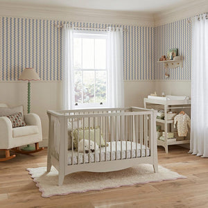 CuddleCo Clara Mini 2 Piece Nursery Furniture Set - Cashmere-Nursery Sets-Cashmere-One Size | Natural Baby Shower