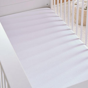CuddleCo Cot Bed Sheets 2pk - Cashmere Waffle-Sheets-Cashmere Waffle-Cot Bed | Natural Baby Shower