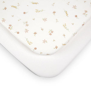 CuddleCo Universal Crib/ Co Sleeper Sheets 2pk - Cashmere Meadow-Sheets-Cashmere Meadow-Crib | Natural Baby Shower