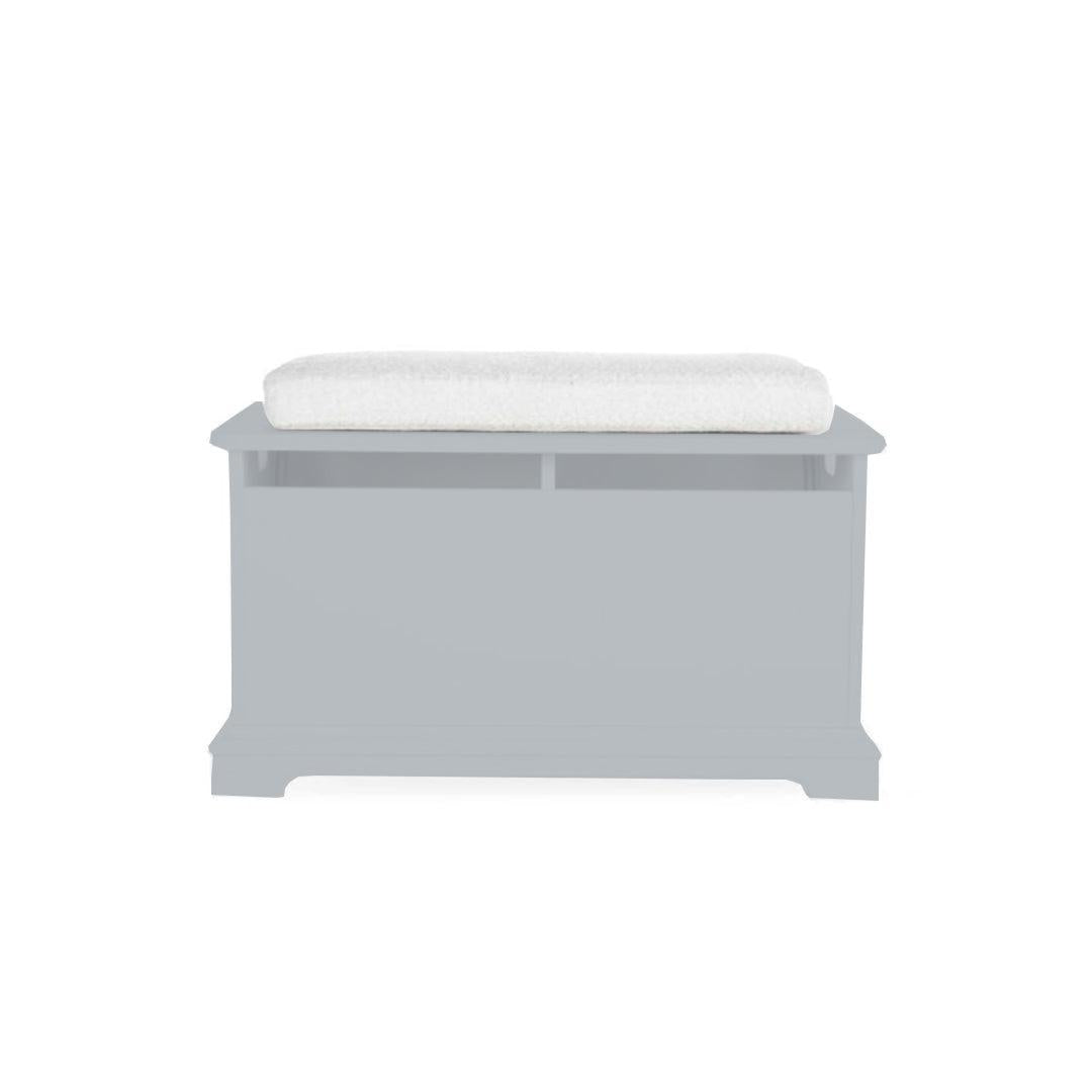 CuddleCo Storage Box Cushion - Off-White-Storage-Off-White- | Natural Baby Shower