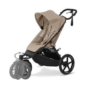 CYBEX Avi Spin Stroller - Almond Beige-Strollers-Almond Beige- | Natural Baby Shower