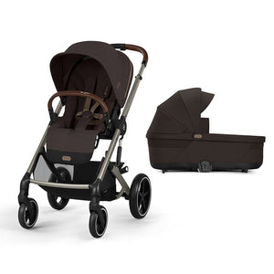 Cybex Balios S Lux Pushchair - Chocolate Brown-Strollers-Chocolate Brown-Taupe | Natural Baby Shower