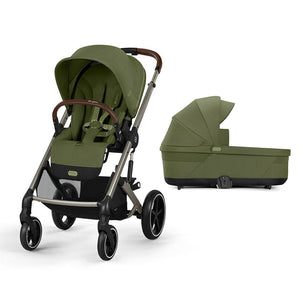 Cybex Balios S Lux Pushchair - Moss Green-Strollers-Moss Green-Khaki-Taupe | Natural Baby Shower