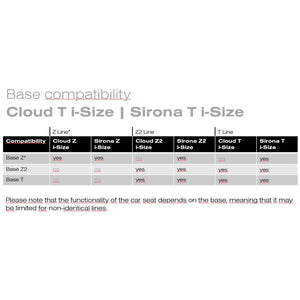 CYBEX Cloud T i-Size Rotating Baby Car Seat - Sepia Black-Car Seats-Sepia Black-No Base | Natural Baby Shower