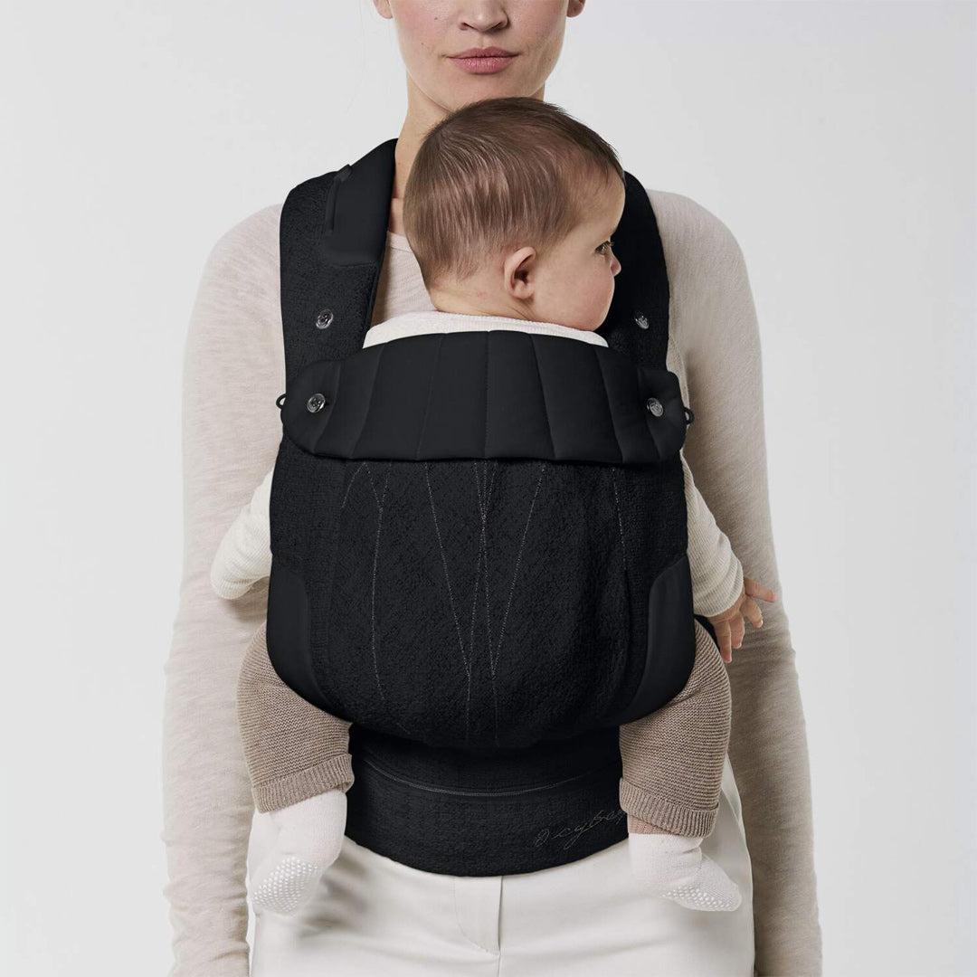 CYBEX Coya Baby Carrier - Stone Black (Bouclé)-Baby Carriers-Stone Black (Bouclé)- | Natural Baby Shower