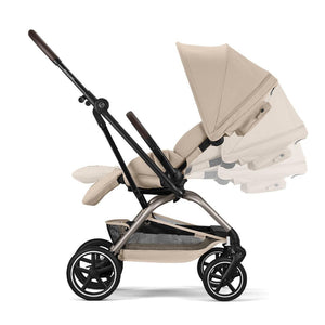 Cybex Eezy S Twist+ 2 Pushchair - 2026 - Almond Beige-Strollers-Almond Beige-One Size | Natural Baby Shower