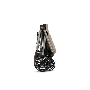 CYBEX Gazelle S Twin Pushchair - Almond Beige-Strollers-Almond Beige-Without Carrycot | Natural Baby Shower