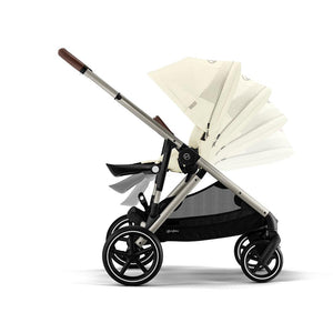 CYBEX Gazelle S Twin Pushchair - Seashell Beige-Strollers-Seashell Beige-Without Carrycot | Natural Baby Shower