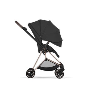 CYBEX Mios Comfort Pushchair & Foldable Carrycot - Sepia Black/Rose Gold-Strollers-Sepia Black/Rose Gold- | Natural Baby Shower