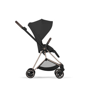 CYBEX Mios Comfort Pushchair & Foldable Carrycot - Sepia Black/Rose Gold-Strollers-Sepia Black/Rose Gold- | Natural Baby Shower