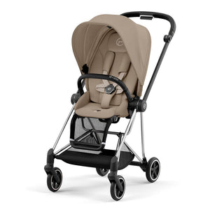 CYBEX Mios Pushchair - Cozy Beige-Strollers-Chrome Black-None | Natural Baby Shower