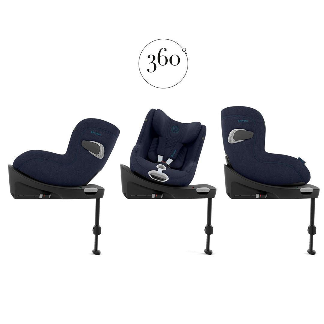 CYBEX Sirona Ti i-Size Plus Car Seat - Nautical Blue-Car Seats-Nautical Blue- | Natural Baby Shower