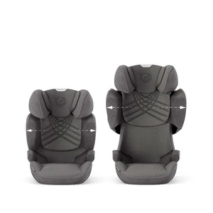 CYBEX Solution T i-Fix Plus Car Seat - Mirage Grey-Car Seats-Mirage Grey- | Natural Baby Shower