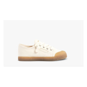 Spring Court - Zip G2 Heavy Düşük Bel Kanvas Spor Ayakkabı | Off white