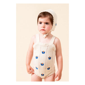 Birinit - Feinmaschiger Overall | Gebrochenes Weiß