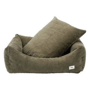 Cafide - Snozy Samt Hundebett | Grün
