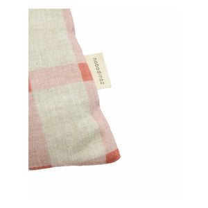 Nobodinoz - Tulipe Vibes dikdörtgen yastık - French Linen | Pembe