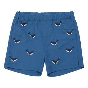 Donsje - Wangu Walhai-Shorts Recycelte Fasern | Blau